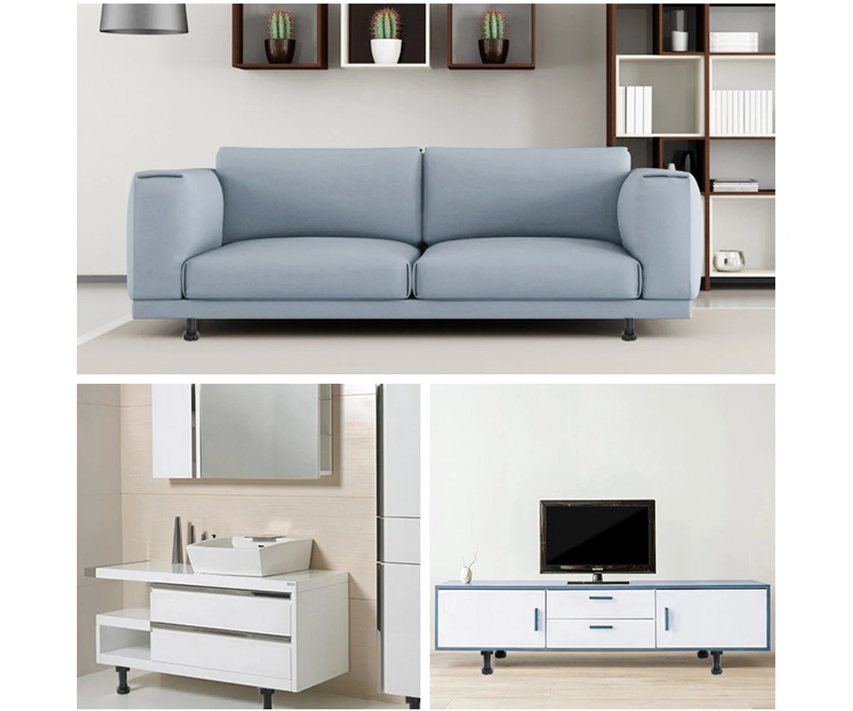 2021 New 4pcs Adjustable Height Cupboard Foot Cabinet Leg，for furniture Kitchen Bathroom sofa legs furniture Replace feet