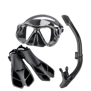 

Diving fins snorkeling mask snorkel swimming snorkeling three-piece suit
