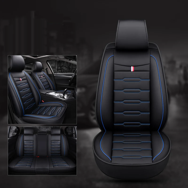 Универсальный чехол для автомобильных сидений из кожи авто toyota rav4 corolla chr land cruiser