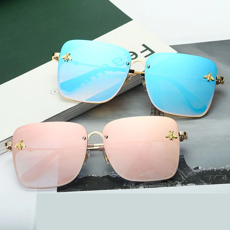 

Square Metal Sunglasses Men's And Women's High End Retro Sunglasses Stylish Trend Choice New Metal Full Frame UV Protection