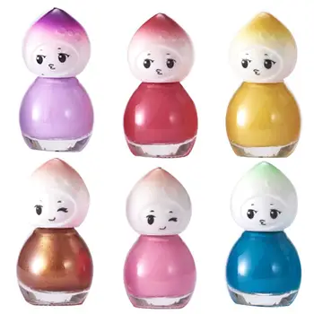 

Doll Design Clear Kids Nail Polish Long Lasting Quick Drying Varnish Lacquer Nail Drawing Nail Art All for Manicure