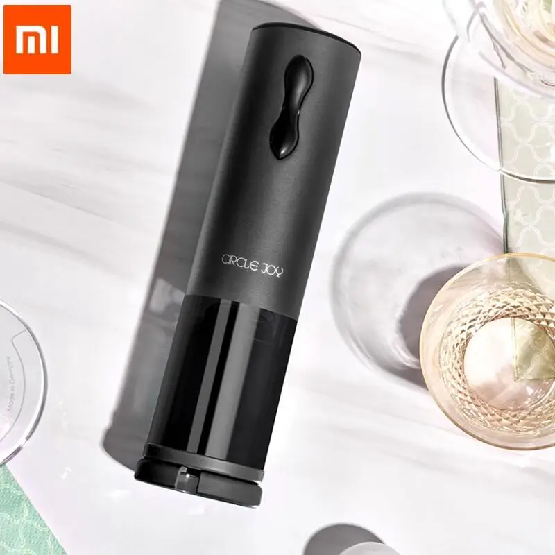 электрический штопор xiaomi circle joy super touch electric opener black (cj-ekpq04). электрический штопор electric wine opener. электрический штопор xiaomi circle joy round stainless steel electric opener black (cj-ekpq02). штопор circle joy electric wine opener. электроштопор роял.