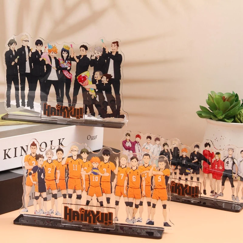 Аниме Haikyuu! Настольная табличка фигурка на акриловой подставке волейбольные