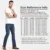 Мужские Джинсы свободного кроя Слегка Расклешенные Slim Fit Сине Черные Брюки Дизайнерские Классические мужские Стрейч Джинсовые Брюки