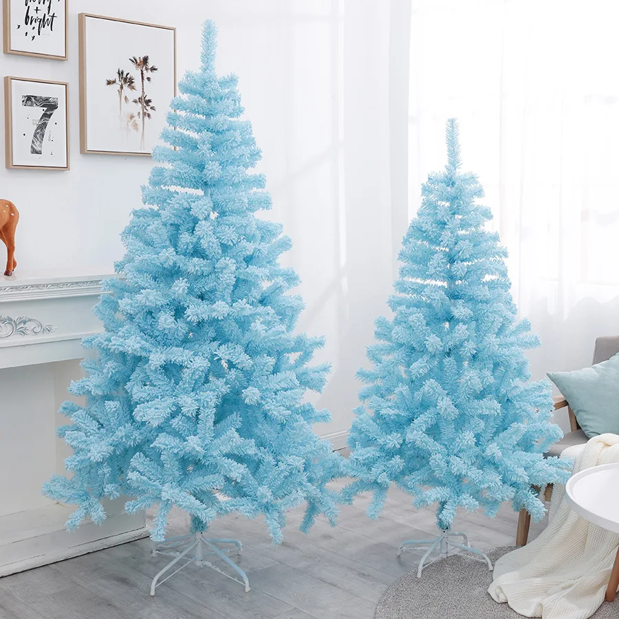 Persona a cargo combinación policía Árbol de Navidad azul con cifrado creativo de PVC para decoración del  hogar, adornos de Año Nuevo, decoración de escritorio, 2020 - AliExpress