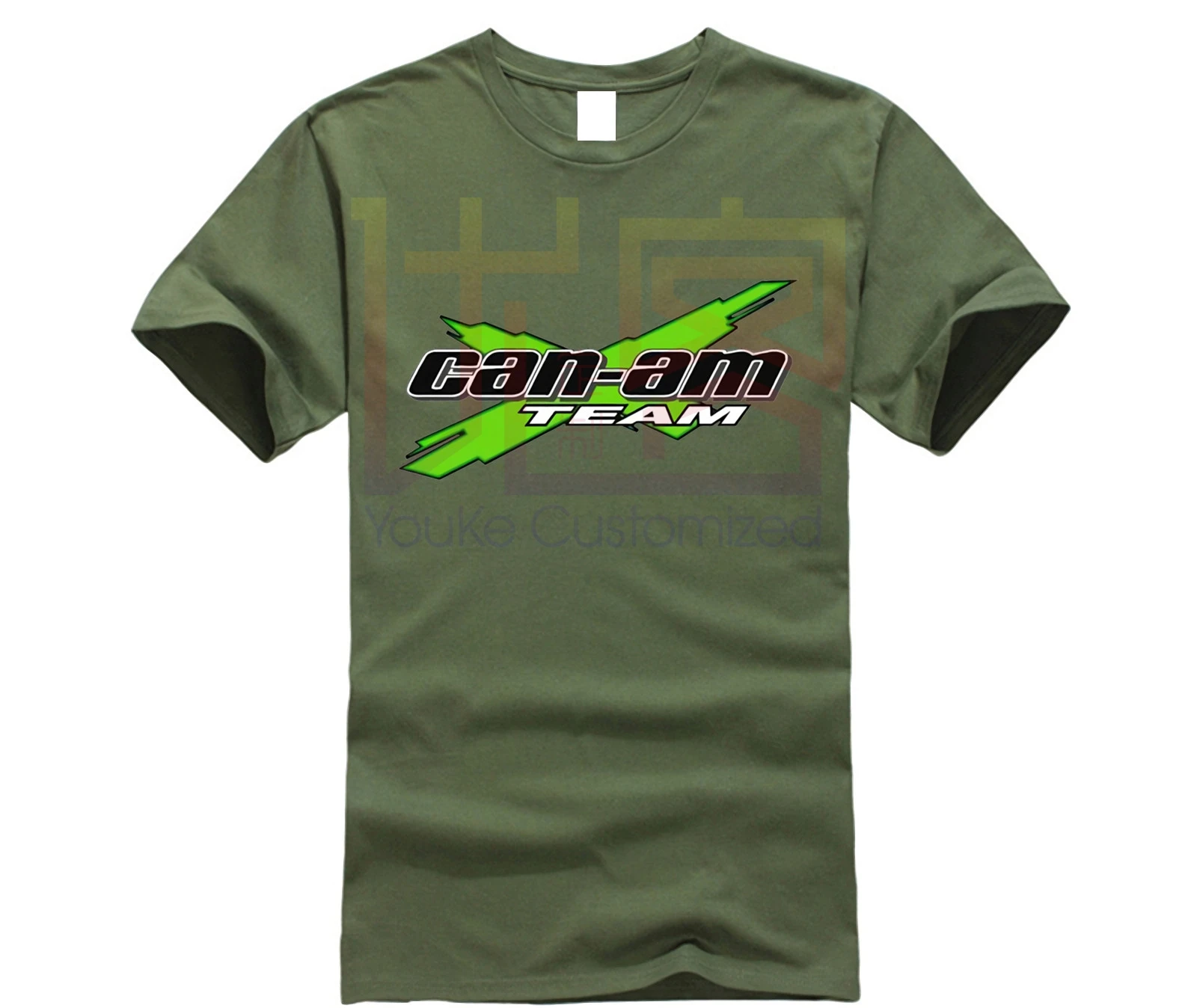 army green CAN AM Logo BRP ATV Renegade UTV футболка Новинка Мужская Футболка размер S до 3XL - Цвет: army green