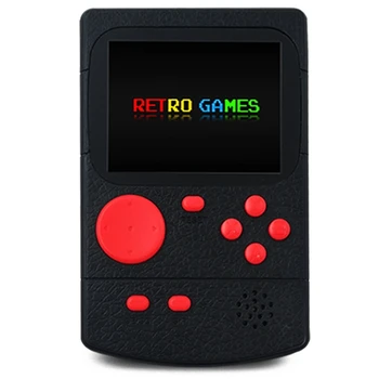 

MOOL Built-In 500 Games Retro Mini Handheld Video Game Console 8-Bit 3.0 Inch Color LCD Kids Game Player(Black)