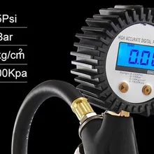 DP703 Digital Tire Pressure Monitor LCD Gauge Tire Inflator Meter GunDisplay For Car Truck Motorcycle Vehicle Diagnostic Tool