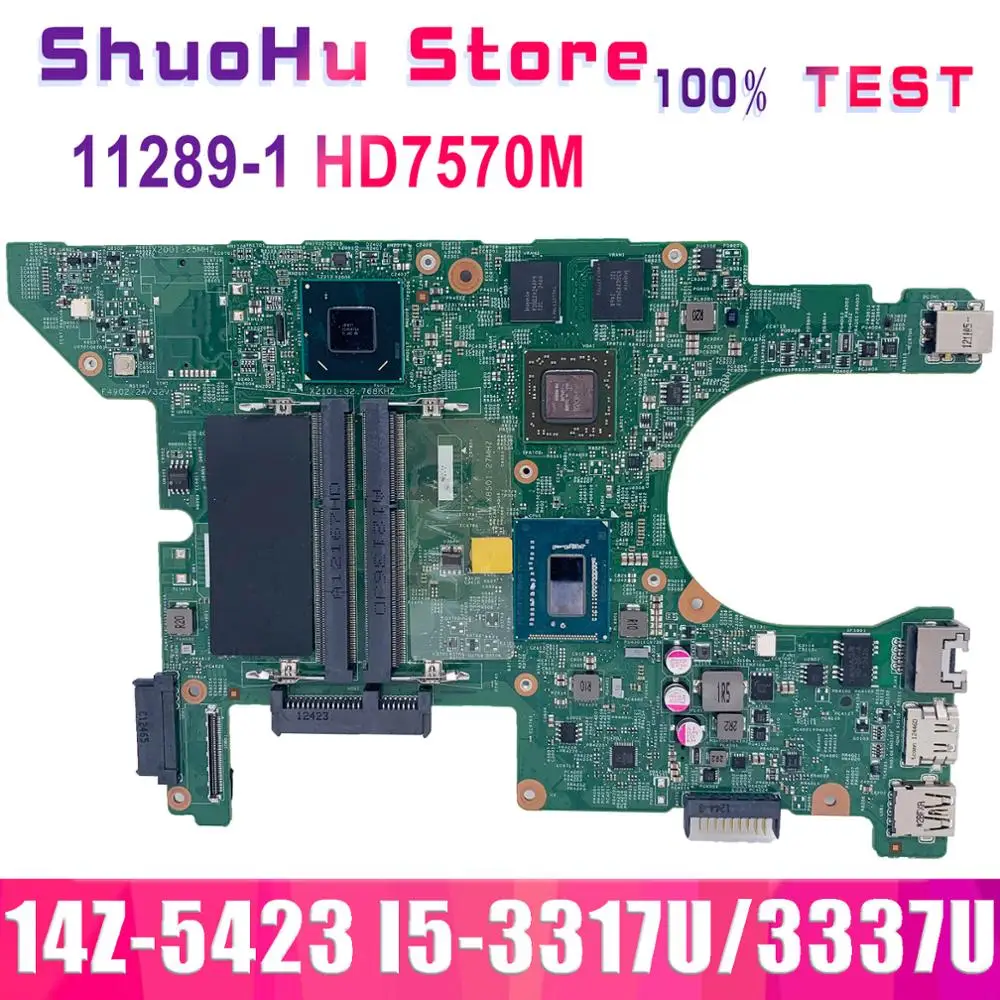 Материнская плата KEFU 11289-1 для Dell Inspiron 14Z-5423 материнская I5-3337U/3317U Процессор AMD HD7570M