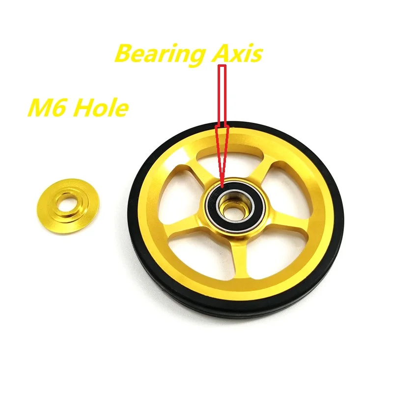 Bicycle Auxiliary Wheels Bike Cargo Rack Parts Litepro Easy Wheel For Brompton Rear Rack Easywheel Extension Bar Telescopic Rod Folding Bike Accessories