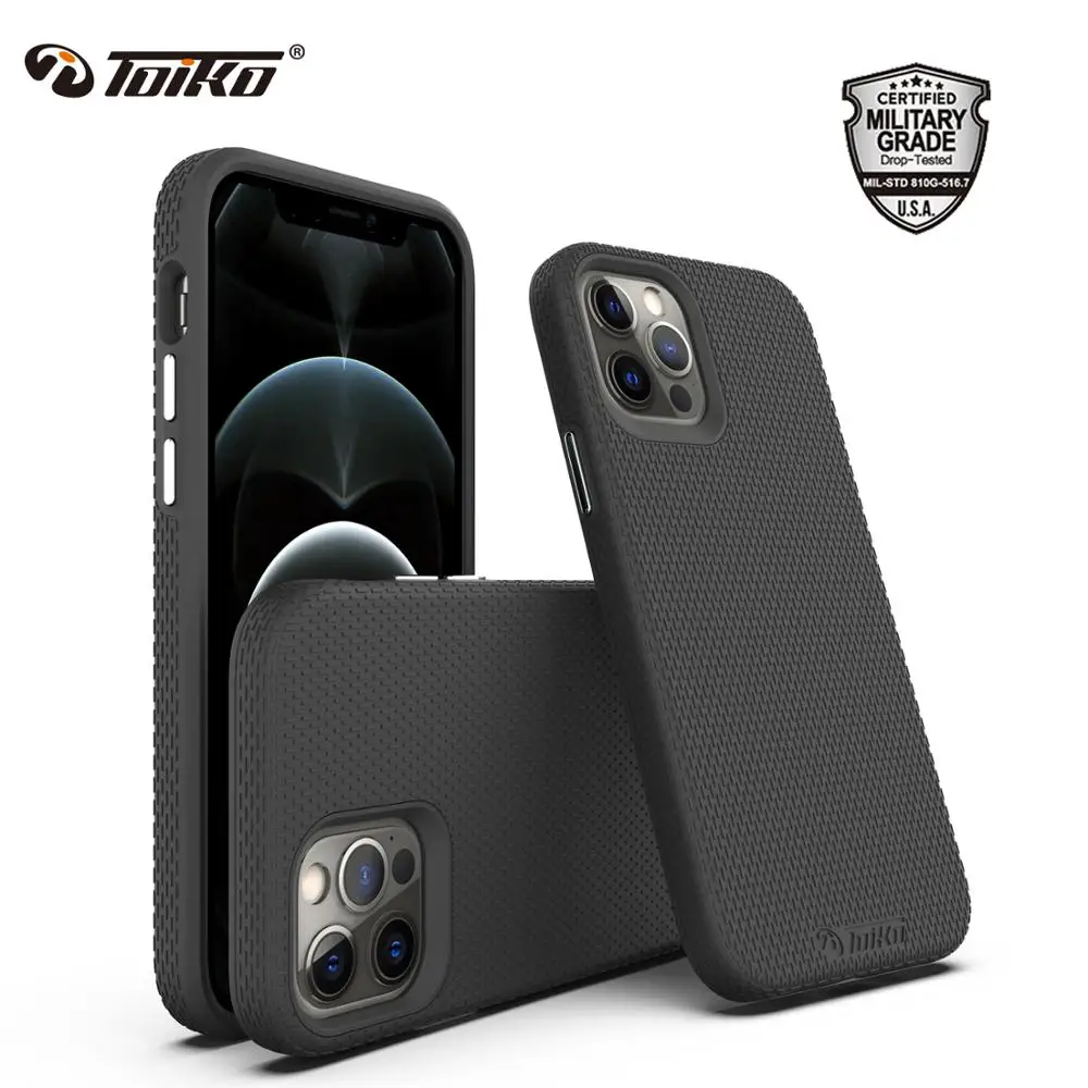 Двухслойный защитный чехол TOIKO X Guard для iPhone 12 Pro Max противоударный Mini армированный