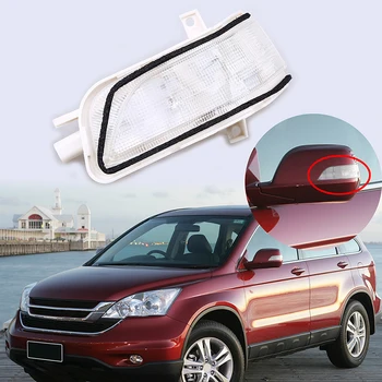

POSSBAY Yellow Car Signal Lamp Side Rearview Mirror Turn Signal Light Fit Honda CRV 2007-2011 for Crosstour 2011-2016