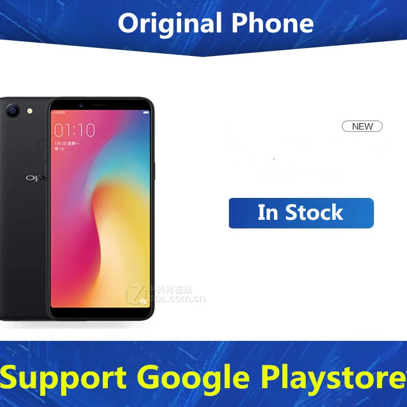 Original Oppo A73 4G LTE Mobile Phone MTK6763T Android 7.1 6.0&quot 2160x1080 4GB RAM 64GB ROM 16.0MP Fingerprint Dual Sim Octa Core |