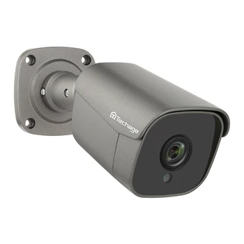 Techage H.265 5MP FULL HD Security POE IP Camera Two Way Audio AI Camera IR-CUT Outdoor Video Surveillance for ONVIF NVR System