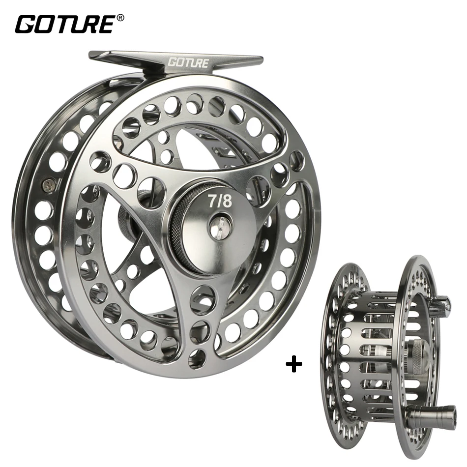 Goture Disc Drag System Точная катушка с ЧПУ для ловли нахлыстом 3/4 5/6 7/8 9/10WT Рыболовная из