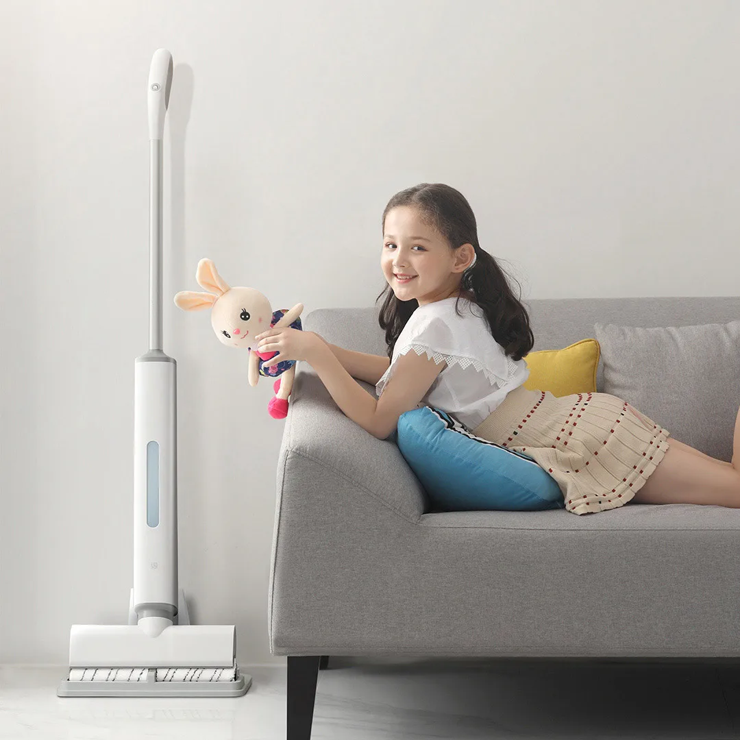 US $142.94 Xiaomi SWDK Wireless Electric Mop Wet And Dry Multifunctional Cleaner Integrated Water Tank Continuous Battery Life Scrubber