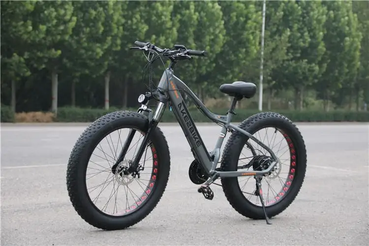 Bicicletta da montagna elettrica 48V 350W Biciclette elettriche a due ruote 26 pollici Fat Ebike 4.0 Pneumatico da neve Bici da neve elettrica da spiaggia per adulti - immagine 3