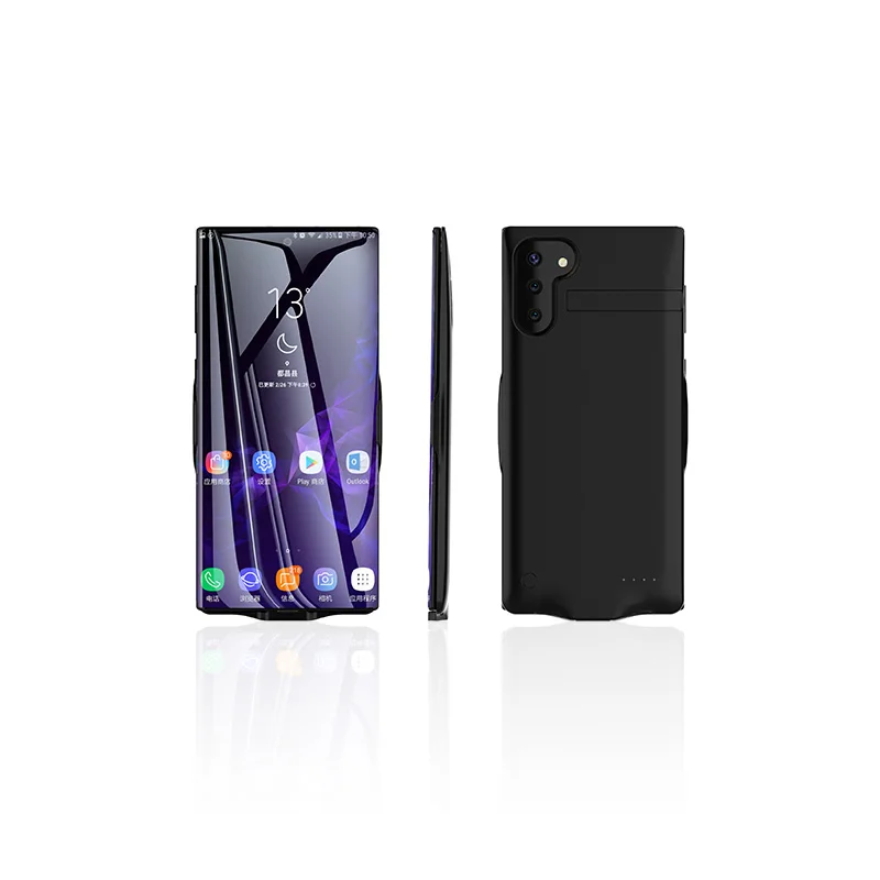 6800 мА/ч чехол для внешнего аккумулятора телефона для samsung Galaxy Note 10 10+ 10plus переносной чехол для зарядного устройства Внешний аккумулятор задняя крышка с зажимом