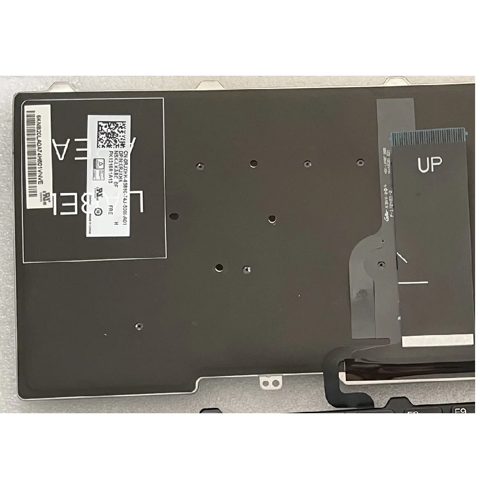 Azerty Francês Novo 0rjxhk para Dell Latitude 3340 3350 E3340 E5450 E5470 E7470 E7450 Substituir o Teclado do Portátil com Luz Retroiluminada - Imagem 4