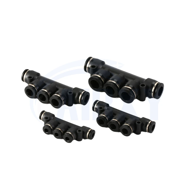 Pneumatic Fitting Pipe Connector Tube Air Quick Fittings Water Push In Hose Couping 4mm 6mm 8mm 10mm 12mm 14mm PU PY Connectors