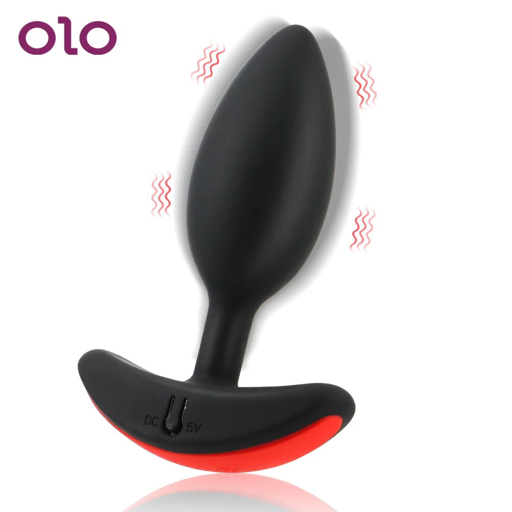 Оло 7 Frequnrecy с вибрационным массажером анус стимулятор расширения G spot секс шоп