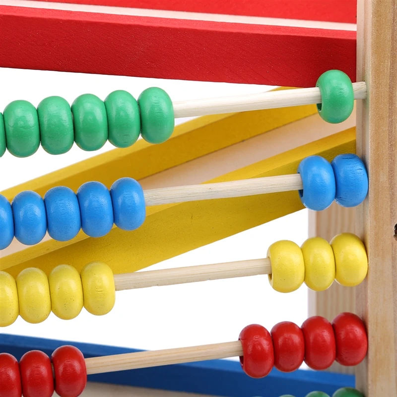 Детские игрушки Монтессори Деревянные развивающие Abacus скользкие игрушки креативные красочные Обучающие Игрушки для раннего обучения