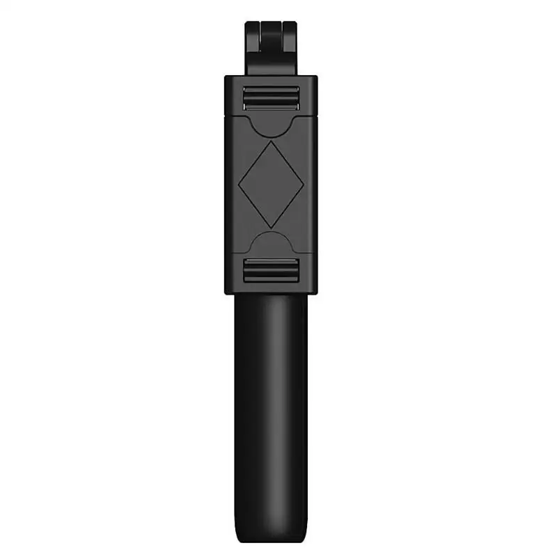 3 в 1 беспроводной Bluetooth селфи палка для iphone/Android/huawei складной портативный монопод затвора дистанционного Выдвижной Мини tr - Цвет: Черный