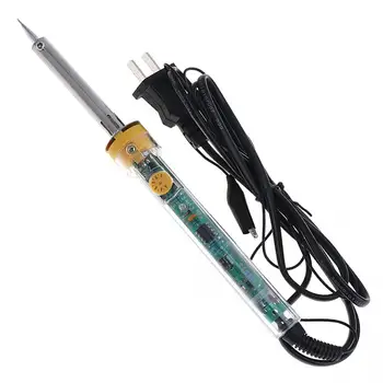 

905C 220V 40W Long Life External Heat Type Electric Soldering Iron Adjustable Temperature Knob Alligator Clip for Welding