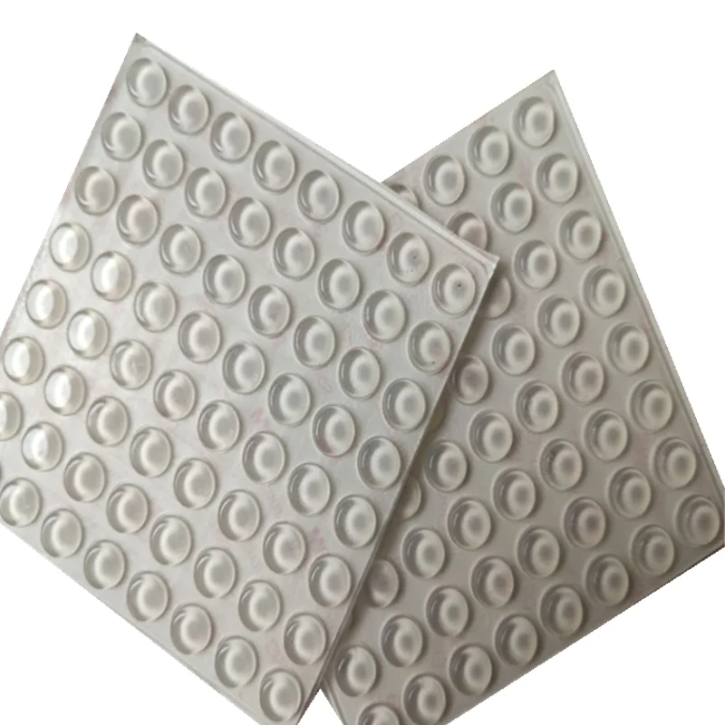 10mm x 4mm Clear Anti Slip Silicone Rubber Plastic Bumper Damper Shock Absorber Self-adhesive Silicone Feet Pads 100PCS