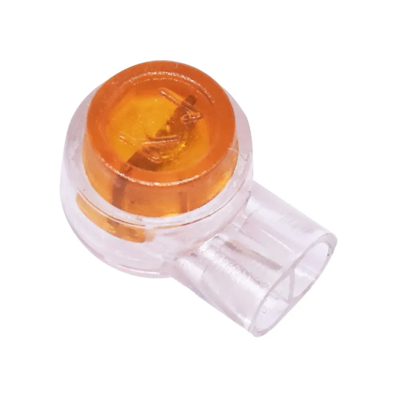 

K1 K2 K3 Wiring Ethernet Cable Terminals Rj45 Connector Crimp Waterproof Gel-Filled Orange Clear Button Telephone Wire Connector