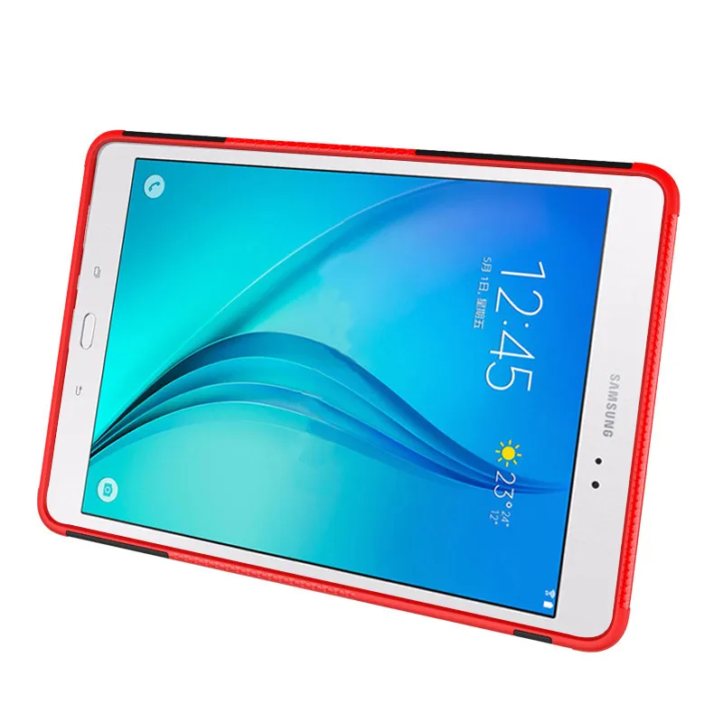 Гибридный чехол для планшета Samsung Galaxy Tab A 9 7 T555 T550 жесткий силиконовый резиновый