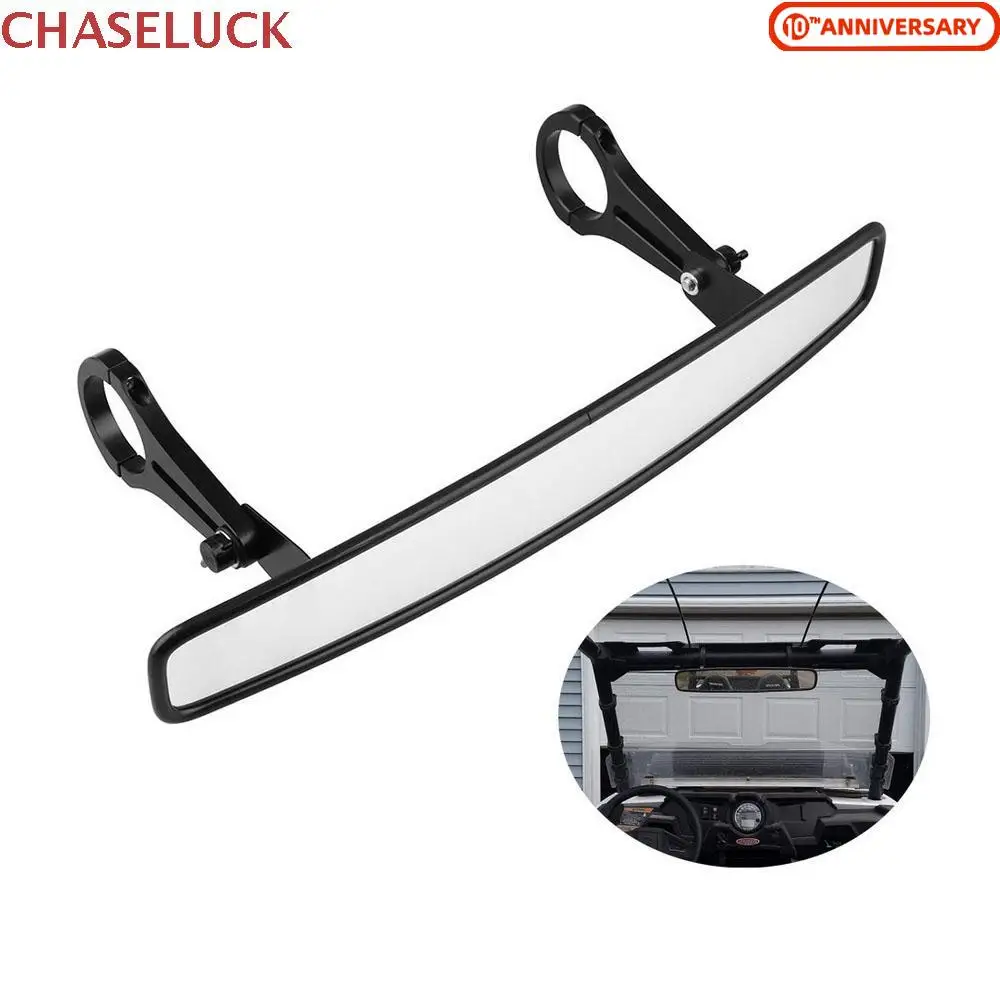 15/" Wide Rear View Mirror with 1.75/" Clamp for Polaris RZR800 XP900 XP1000 UTV
