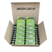 50Pcs 32A9V 29A 9V L822 Akaline Battery LR32 29A Primary Single Use Batteries For Electronic clock keyboard doorbell 1