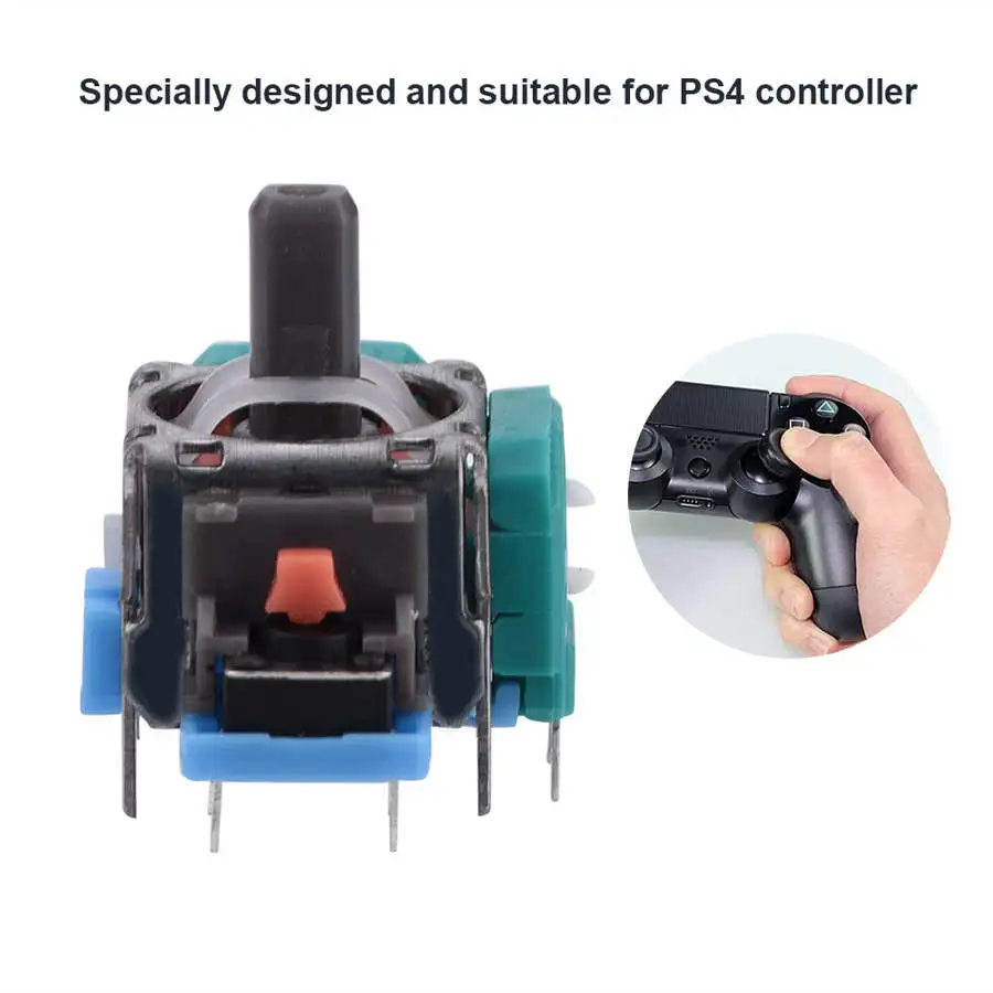 2 Pcs Joystick Sensor Module Games Accessories Analog Stick 3D Joystick Replacement for PS4 Controller Joystick Switch