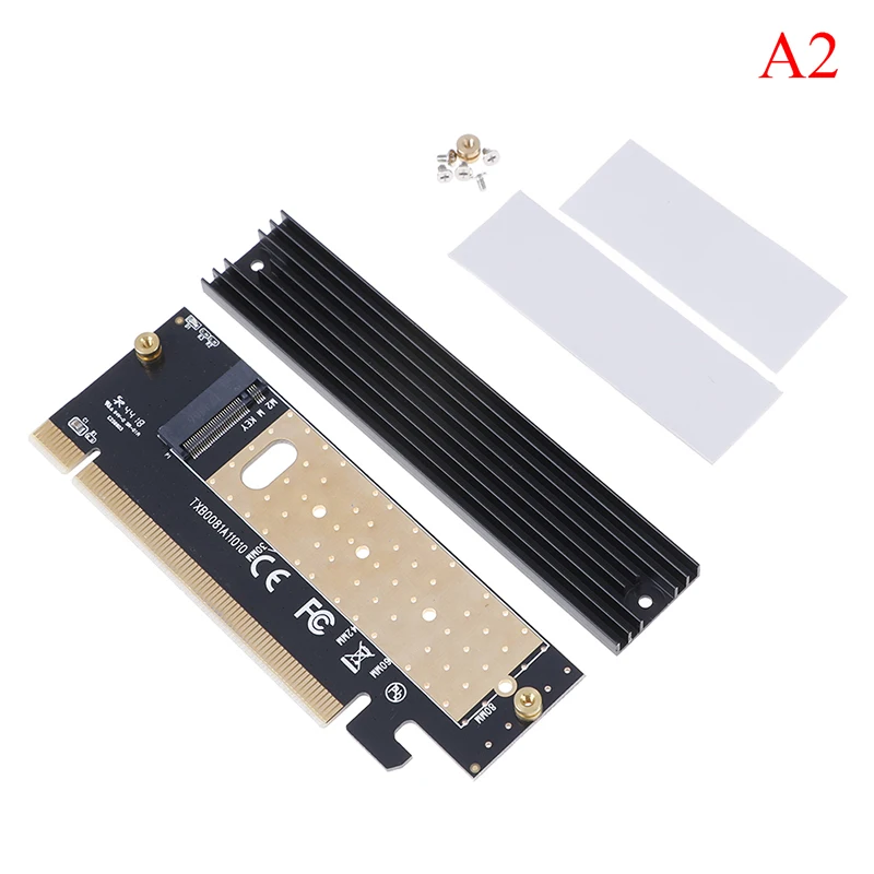 M.2 Накопитель SSD с протоколом NVME адаптер M2 к PCI Express 3,0X16 карта контроллера M интерфейс ключа поддержка PCI Express 3,0x4 - Цвет: Белый