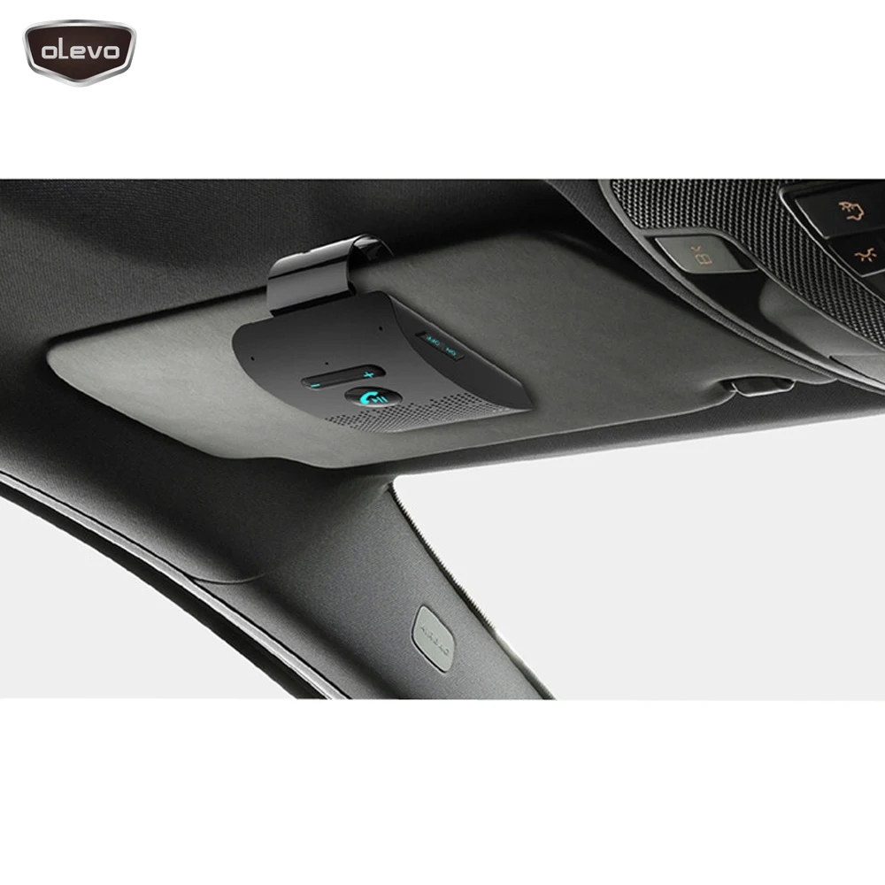 Беспроводной автомобильный динамик V4.2 комплект громкой связи Bluetooth Aux MP3