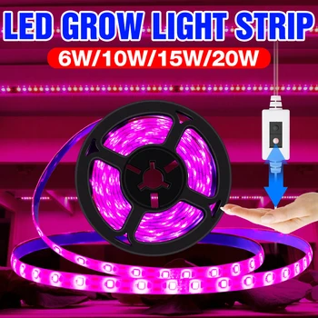 

Greenhouse Full Spectrum LED Grow Light USB 5V Plant Lamp Strip 0.5M 1M 2M 3M Waterproof Hydroponics Phyto Lamp LED Fitolampy