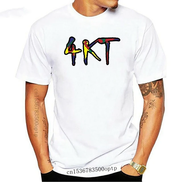 New T Shirt 4KT Hip Hop Gang Colored 