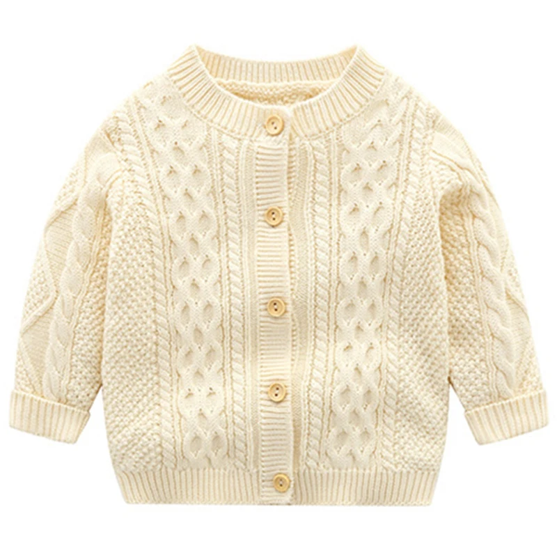 Cardigan Baby Sweater Knitted Boys Girls Toddler Solid Sweater Handmade Infant Single Breasted Cardigan Kids Newborn Clothes baby jacket baby knitting coat