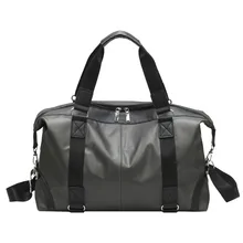 Ougger Большая мужская водонепроницаемая дорожная сумка для отдыха на плечо серая оксфордская Высококачественная Корейская Большая вместительная сумка для деловой поездки