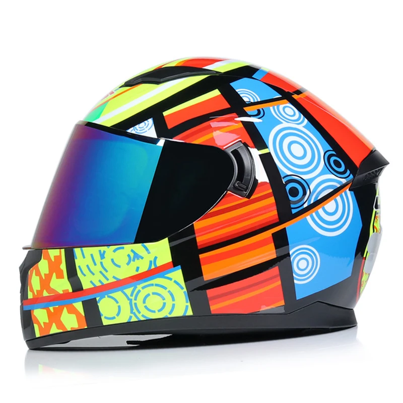 Гоночный внедорожный мотоциклетный шлем Casco Moto Мотокросс мотоциклетный шлем мото мотоциклетный шлем винтажные Casco мотокросс - Цвет: 7