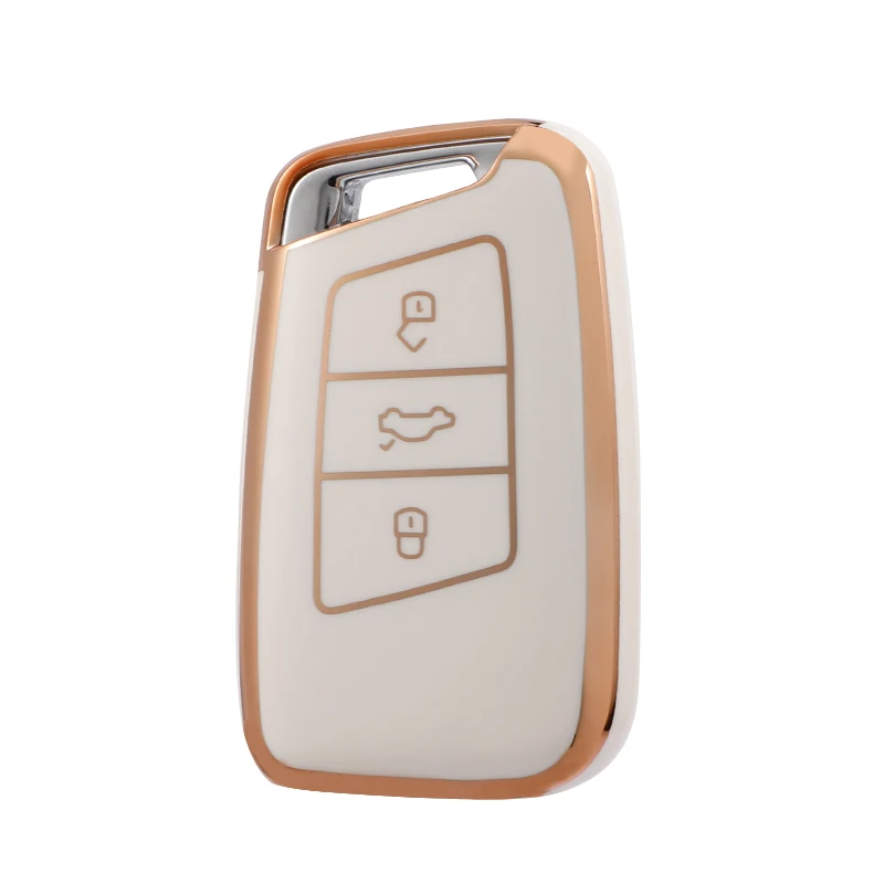 TPU Car Smart Key Fob Cover per VW PASSAT B8 Arteon Atlas New Jetta Skoda Kodiaq Superb A7 accessori Auto Auto portachiavi - Hb875428fed8e4e1fabea00c5fa370ca3e