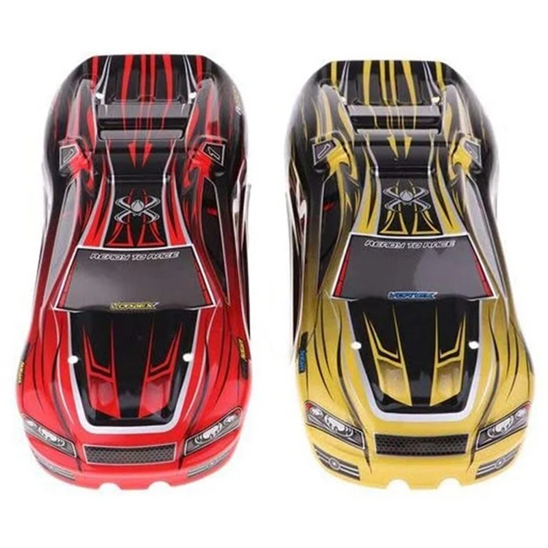 

2 Pcs RC Car Shell 1/12 RC Monster Truck RC Car Shell Durable 16-SJ01 16-SJ02 RC Car Body Shell-Yellow & Red
