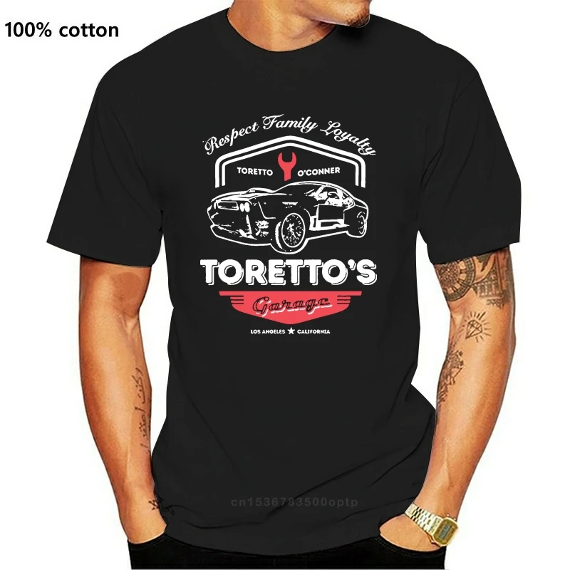 Новая мужская футболка Toretto's Garage скоростной фураж гоночный и чемпионский