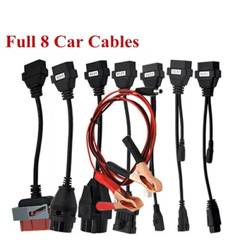 

Adapter Cables For delphis vd DS150E cdp OBD2 OBDII Cars Diagnostic Interface Tool Full Set 8 Car Cables VD TCS CDP Pro Cable