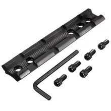 Hunting Dovetail to Weaver Adapter Picatinny Rail 100mm Length Scope Mount Round Bottom BaseTo Install Scope Hunting Accessories