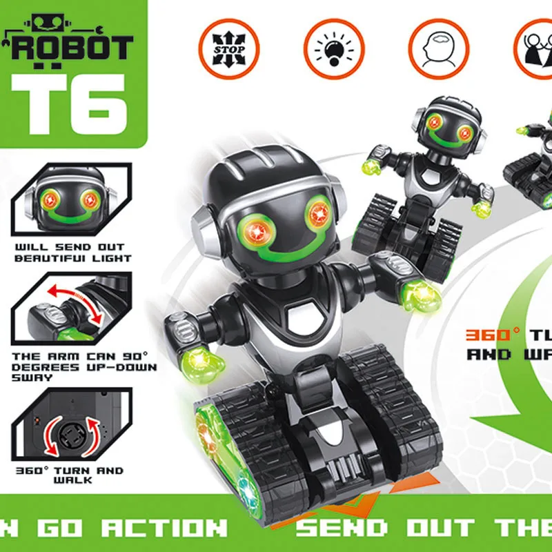RC robot Remote control intelligent early education robot kids early education puzzle toys for children gifts RC robot Remote control intelligent early education robot kids early education puzzle toys for children gifts