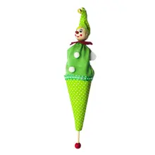 Рождественские детские игрушки пушки рождественские украшения куклы ткани деревянные пятна творческие детские игрушки