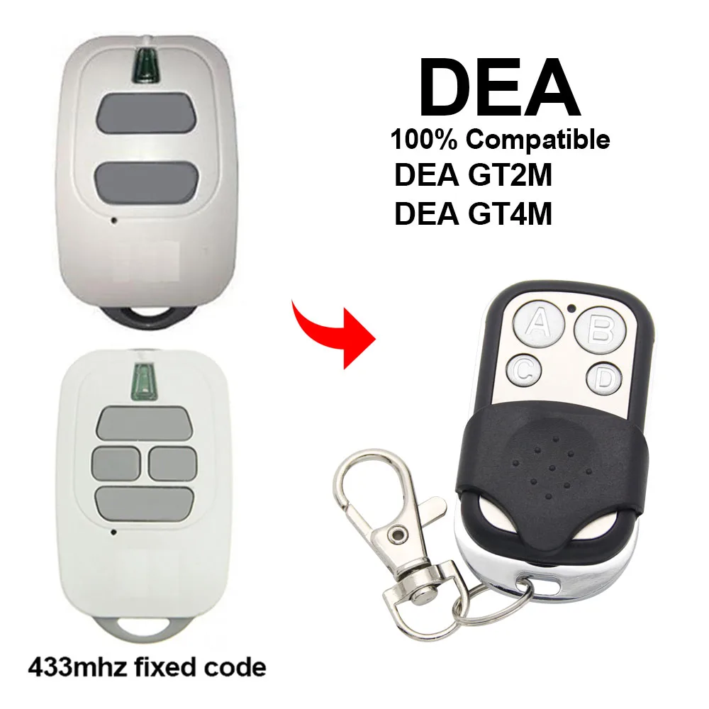 Flash Sale La DEA GT2M GT4M 433,92mhz Control remoto fijo código de puerta de garaje de mando de la DEA puerta remoto transmisor 433mhz Zn7mzLdm98p