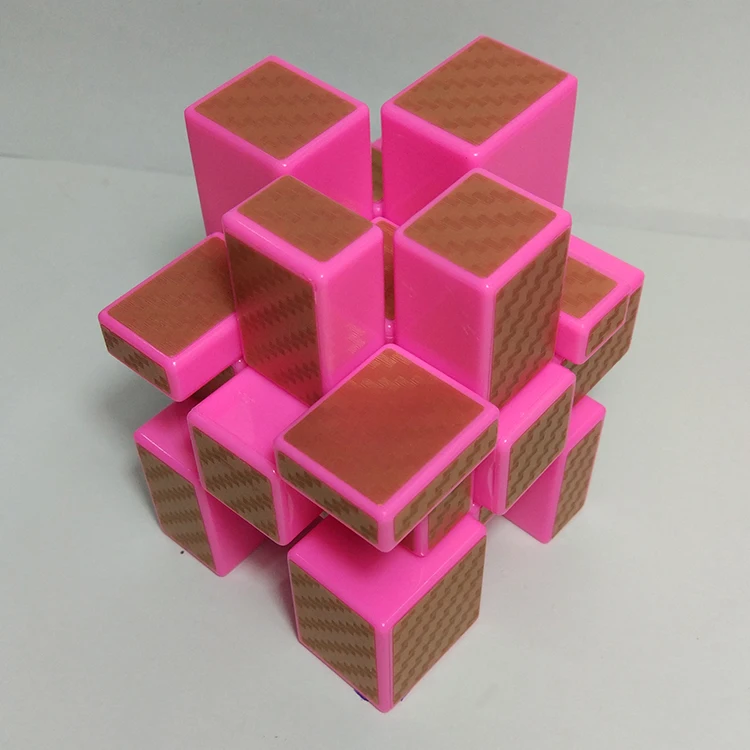 Новинка, зеркальный куб Z cube 3x3, магический с наклейкой из углеродного волокна, развивающие игрушки Cubo magico в подарок, ДЕТСКИЕ ЛАБИРИНТЫ, развивающие игрушки